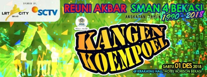 
 Alumni SMA 4 Bekasi Siap Gelar Reuni Akbar Paling Seru