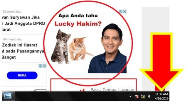 
 Ups! Masa Tenang, Caleg Nasdem Lucky Hakim Masih Pasang Iklan di Google