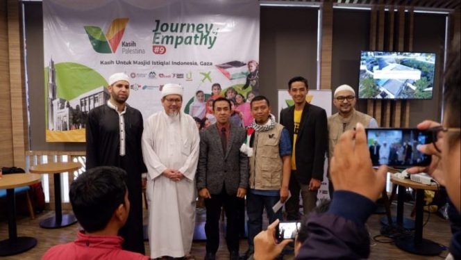 
 Kasih Palestina Salurkan Bantuan untuk Pembangunan Masjid Istiqlal Indonesia di Gaza
