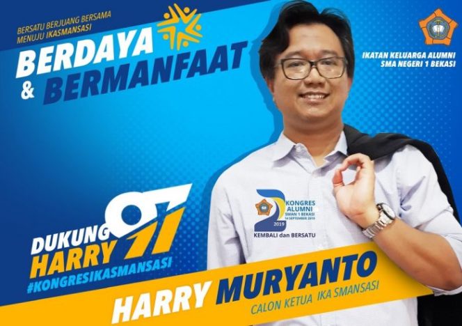 
 Mengenal Harry Muryanto, Kandidat Ketua Ikatan Alumni SMAN 1 Bekasi yang Visioner