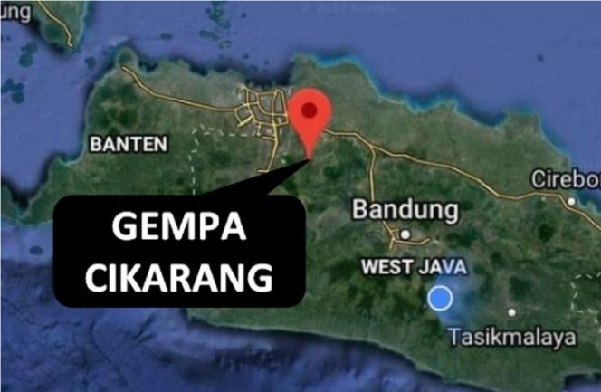 
 Gempabumi Guncang Cikarang Kabupaten Bekasi, Ini Imbauan BMKG