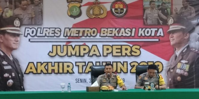 
 Selama 2019 Tingkat Kriminalitas Menurun di Kota Bekasi