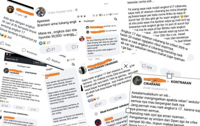 
 Viral, Warga Cikarang Mengeluh Layanan Angkot K 17