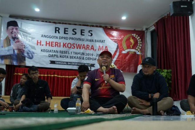 
 Reses, Heri Koswara Terima Aspirasi dari Komunitas Pemuda