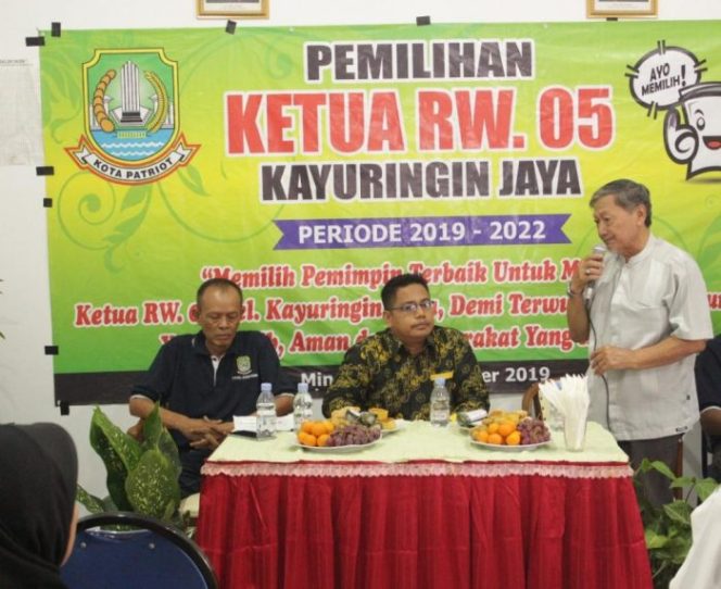
 Terpilih sebagai ketua RW, Maryono Minta ditegur Jika Salah
