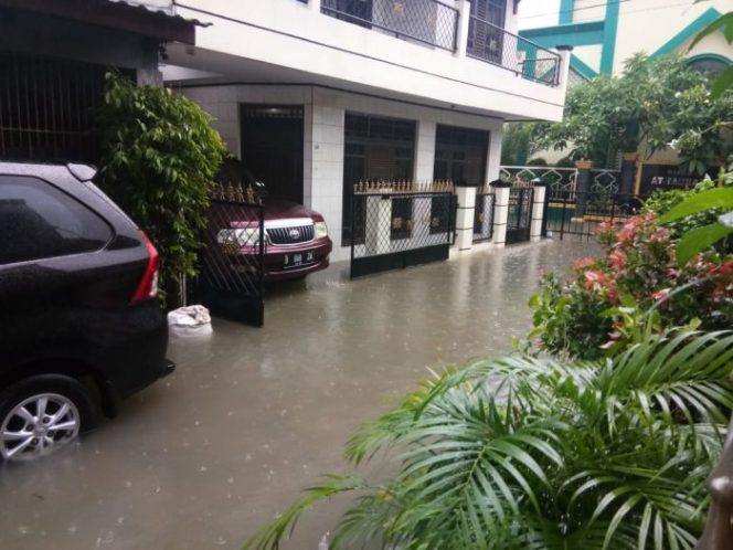
 Perumahan Margahayu Bekasi Terdampak Banjir di Awal Tahun 2020