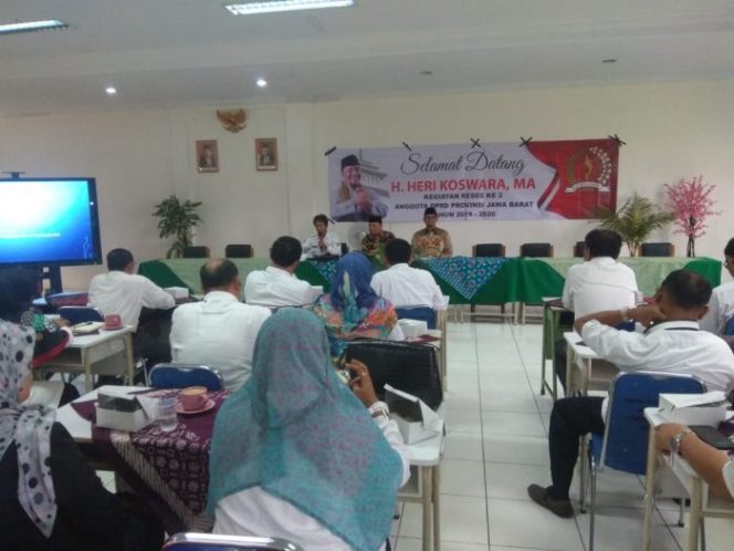 
 Reses Heri Koswara: Kepsek Bekasi Usulkan Pembangunan KCD  Segera Dibangun