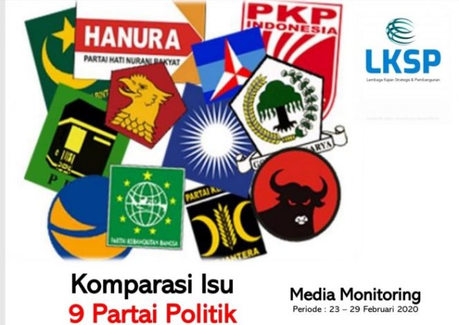 
 3 Partai Ini Kuasai Pemberitaan dan Percakapan di Media Sosial