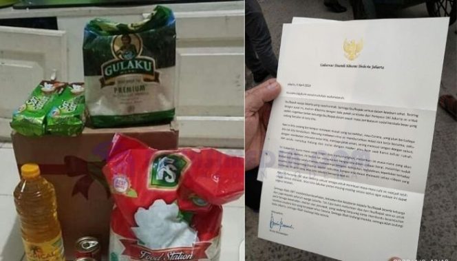 
 Bikin Haru, Tidak Hanya Bantuan, Anies Baswedan Juga Kirim Surat Buat Warganya