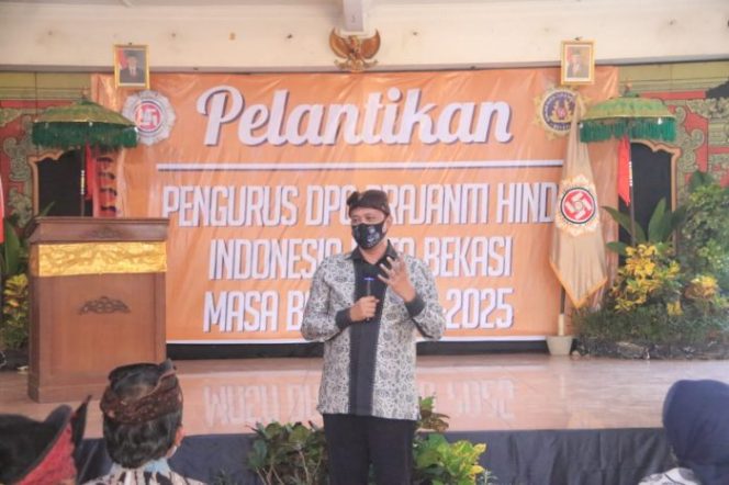 
 Wakil Wali kota Bekasi Hadiri Pelantikan Pengurus DPC Prajaniti Hindu Pura Agung Tirta Buana