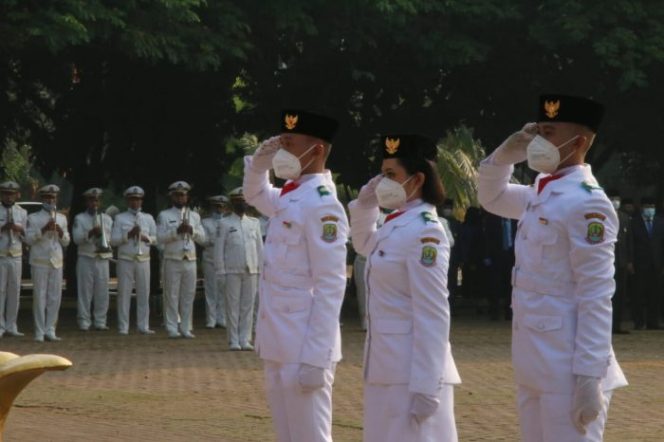 
 Apel Kemerdekaan ke-75 RI di Kota Bekasi Berlangsung Khidmat dengan Terapkan Protocol Covid19
