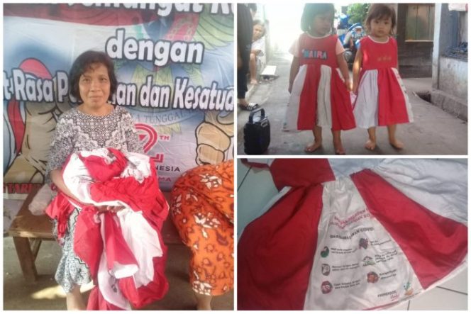 
 Solutif, Mama Wiwi Ubah Goody Bag Bantuan Covid-19 Jadi Gaun Cantik