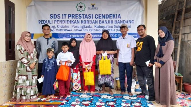 
 SDS Islam Terpadu IT Taskia Salurkan Bantuan Senilai 25 Juta Rupiah untuk Korban Banjir Bandang Sukabumi