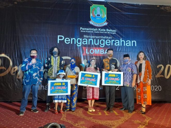 
 Penganugerahan Lomba Design Batik Kota Bekasi Tahun 2020