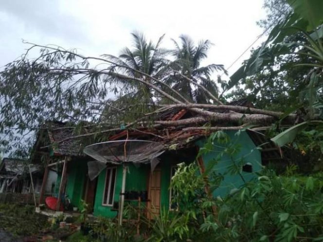 
 Hujan Deras dan Angin Kencang di Kabupaten Ciamis Rusak Ratusan Bangunan
