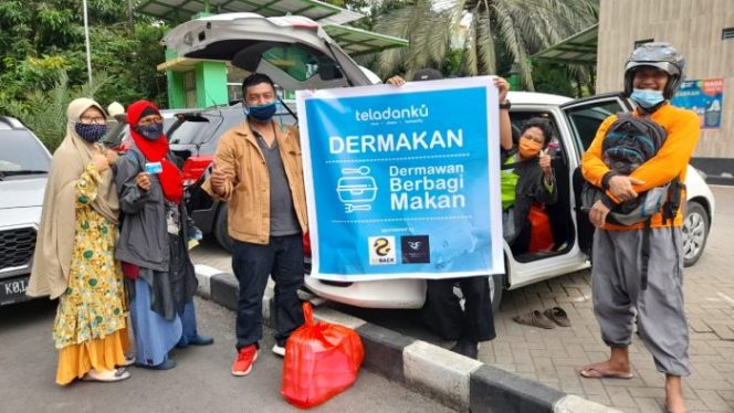 
 Jumat Berkah, Teladanku Sisir Kaum Duafa di Jalanan, Berbagi Ratusan Makanan