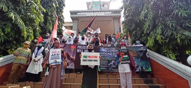 
 BeIUC dan Komunitas se-Kota Bekasi Gelar Aksi Solidaritas Dukung Palestina