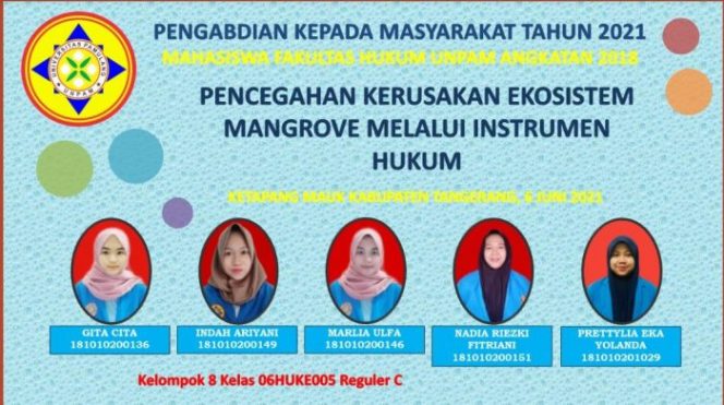 
 Mahasiswa FH Unpam Gandeng Pemkab Tangerang, PKM di Pesisir Mauk
