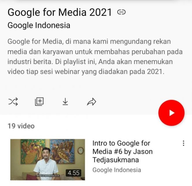 
 Kemkominfo Dukung Program dan Pelatihan Google untuk Wartawan