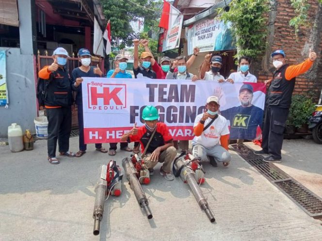 
 Sahabat Heri Koswara kembali Lakukan Fogging, Sasar Ribuan Kepala Keluarga