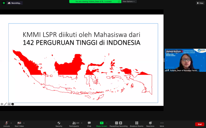 
 LSPR Sambut 440 Mahasiswa Terpilih dari 142 Perguruan Tinggi di Indonesia