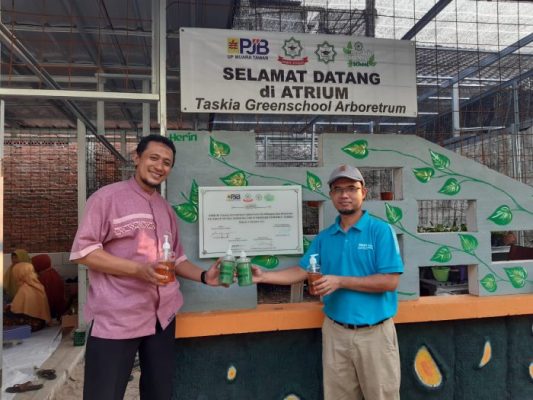 
 SDS IT Taskia Dan PT PJB Muara Tawar Kukuhkan Kerjasama Bangun Atrium “Taskia Green School Arboretum”