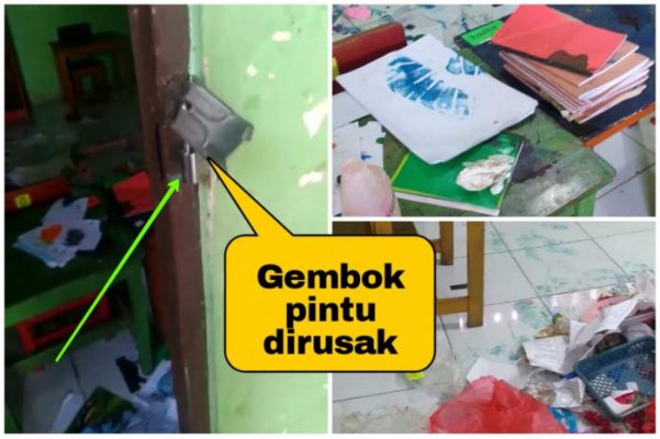 
 Waduh! TK Di Graha Asri Cikarang Diacak-acak Orang tak Dikenal