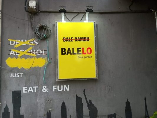 
 Tempat Kumpul ‘Bale Punya Lo’, Balelo Food Garden Telah Dibuka Kembali