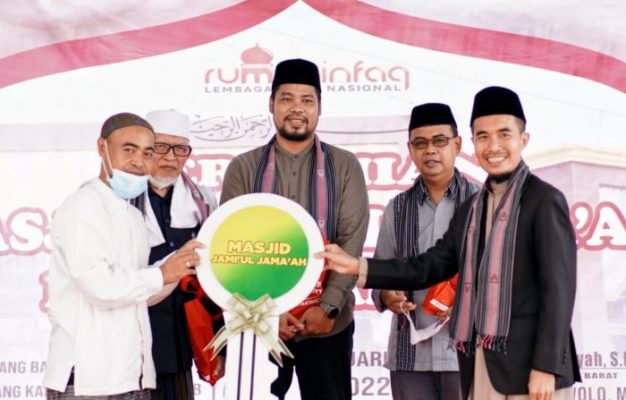 
 Sempat Hancur Akibat Gempa, Rumah Infaq Bangun Kembali Masjid Jami’ul Jama’ah Lombok Utara