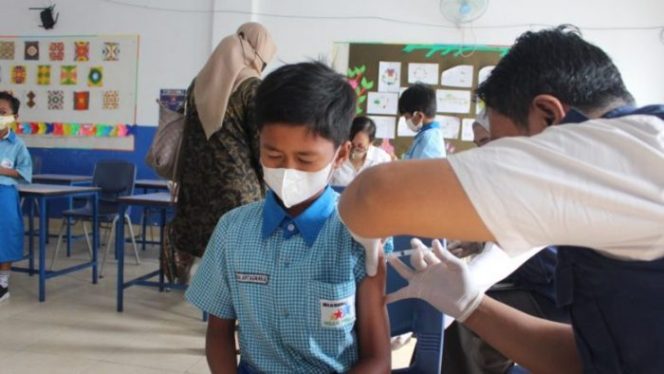 
 Sekolah Nasional Insan Prima Adakan Vaksin Covid-19 Dosis Kedua