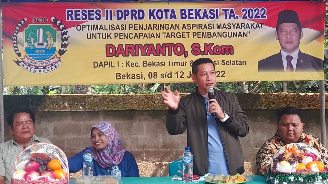 
 Reses II Dariyanto, Soal Banjir Warga Keluhkan Drainase di Jalan Cut Mutia