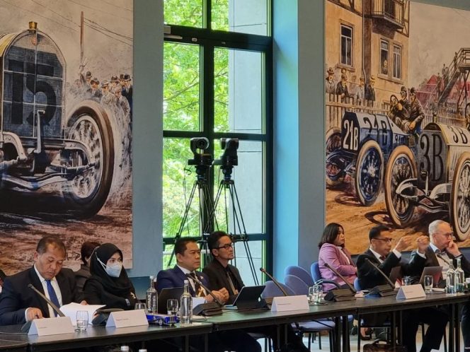 
 Krakatau Bandar Samudera Paparkan Potensi Kargo Curah Indonesia Pada Bilateral Maritime Forum (BMF) di Belanda