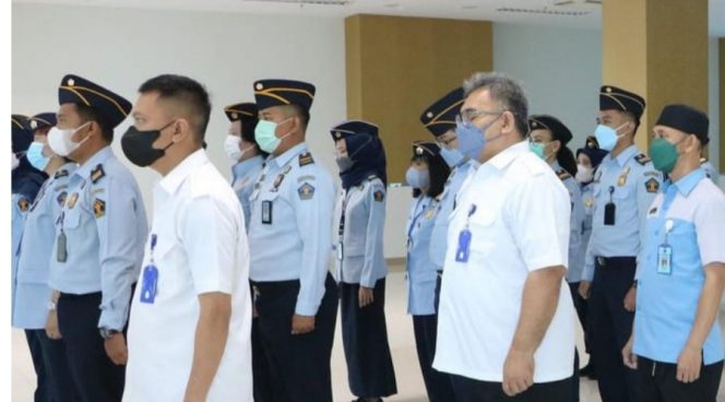 
 Menjaga Integritas Pegawai, Kantor Imigrasi Bekasi Rutin Melaksanakan Apel Pagi Pegawai