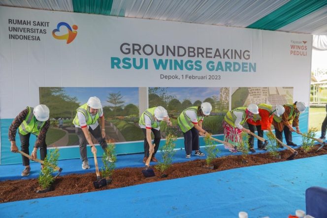 
 Yayasan WINGS Peduli, UI, dan RSUI Ciptakan Healing Garden sebagai Taman Penyembuhan Alami