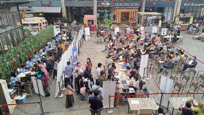 
 Ribuan Warga Kawasan Meikarta Lippo Cikarang Membludak Manfaatkan Pelayanan Eazy Passport