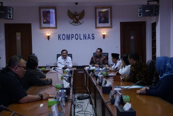 
 Ikut Wujudkan Pemilu Damai dan Bermartabat, SMSI Pusat Audensi dengan Kompolnas