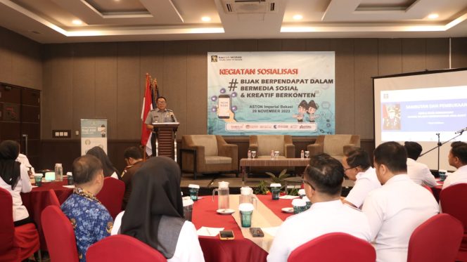 
 Imigrasi Bekasi Gelar Sosialisasi Bijak dan Kreatif Berkonten Di Medsos