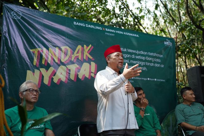 
 Heri Koswara Ingin Hidupkan Kembali Gerakan Biopori dan Benahi Lingkungan Kota Bekasi