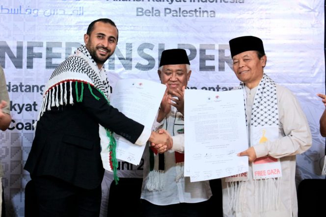 
 Perjuangkan Kemerdekaan Palestina, Koalisi Internasional dan ARI-BP Teken Nota Kesepakatan