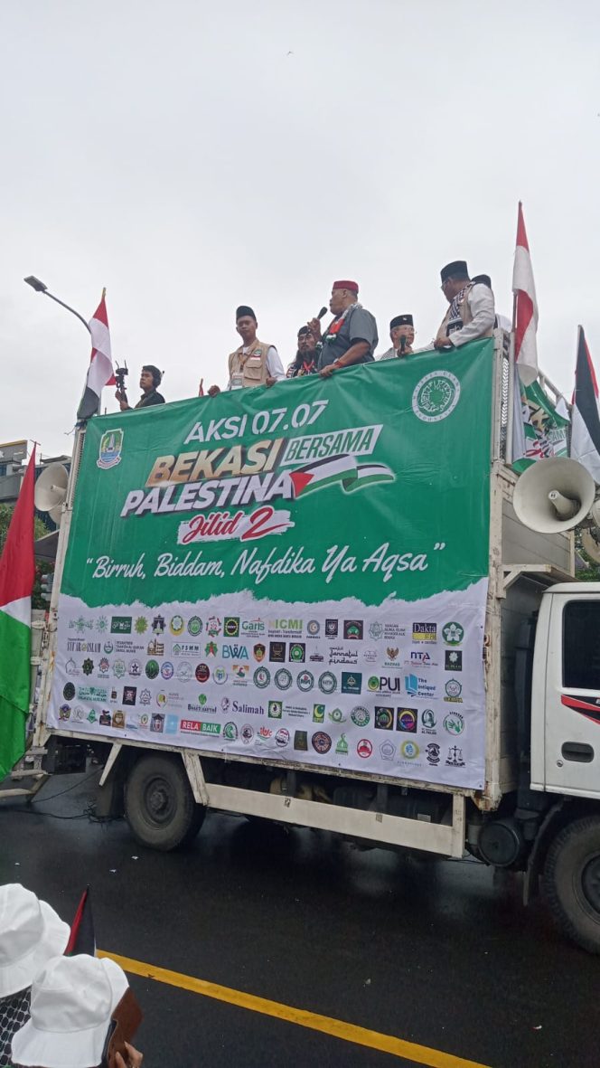 
 Tokoh Bekasi Damin Sada Ajak Masyarakat Dukung Kemerdekaan Palestina