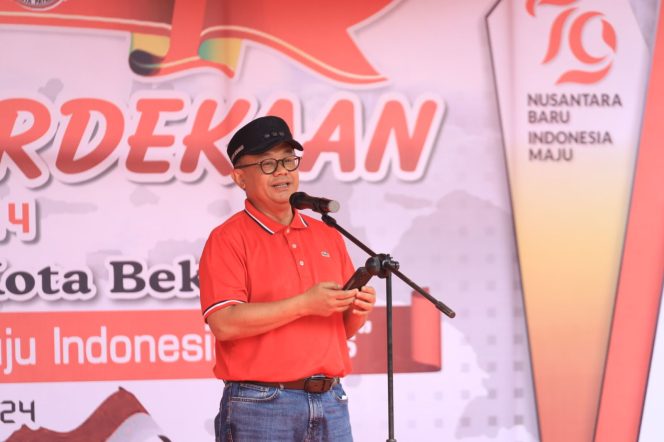 
 Pj. Wali Kota Bekasi Hadir dalam Gebyar Pesta Rakyat HUT Ke-79 RI oleh Kodim 0507/Bekasi