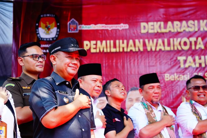 
 Masa Kampanye Pemilukada Dimulai, Pj. Wali Kota Bekasi: “Bersama Ciptakan Pesta Demokrasi yang Kondusif dan Damai”