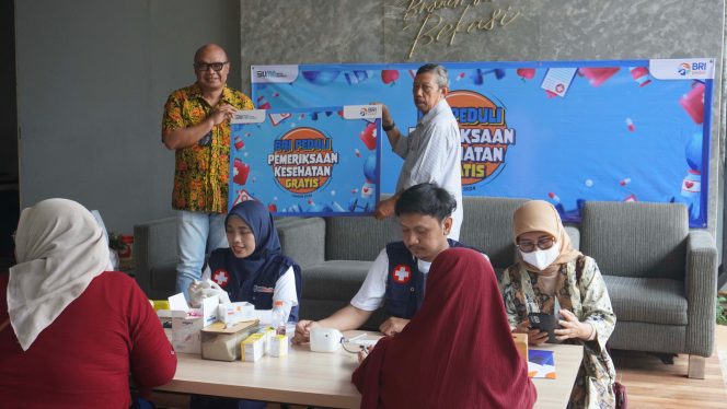 
 BRI Kacab Bekasi Juanda Gelar Program Pemeriksaan Kesehatan Gratis Tahun 2024