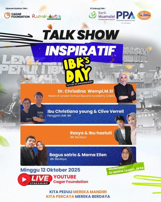 
 CAGAR Foundation Rayakan IBK’s Day 2025, Angkat Karya dan Kemandirian Disabilitas