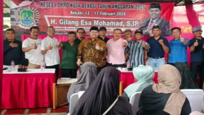 
 Reses Anggota DPRD Kota Bekasi, Gilang Esa Mohamad dari Fraksi PDI Perjuangan
