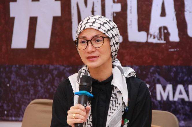 
 Wanda Hamidah: Indonesia Harus Keluar dari BOP, Jangan Duduk Bersama Penjahat Perang